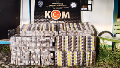 Hatay'da 3 bin paket kaçak sigara ele geçirildi