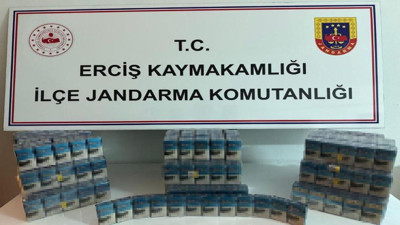 Van’da 100'lerce paket kaçak sigara ele geçirildi