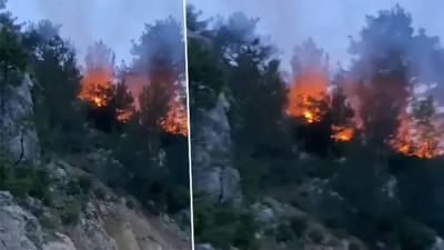 Osmaniye'de orman yangını (27 Nisan 2024)
