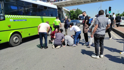 Kocaeli’de otomobilin çarptığı kadın yaralandı