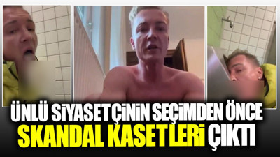 Ünlü siyasetçinin seçimden önce kasetleri çıktı