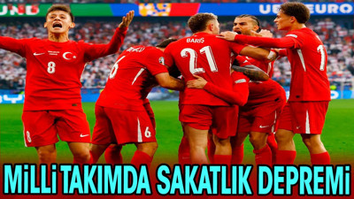 Milli takımda saatler kala sakatlık depremi