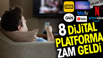 8 dijital platforma zam geldi