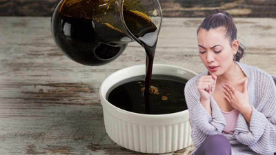 Doğal öksürük şurubu! Bir kaşığı bitmek bilmeyen öksürüğü bitiriyor
