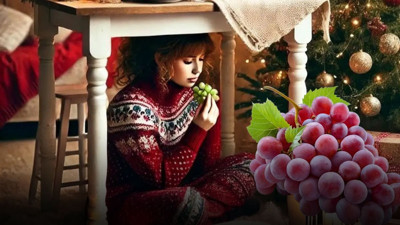 Masanın altında 12 üzüm yemek ne anlama geliyor? 100 yıllık gelenek