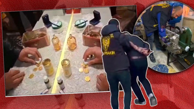Altına hile karıştı! Ayarı düşük altın üretip piyasaya sürmüşler