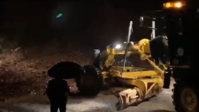 Marmaris'te kuvvetli sağanak heyelana neden oldu