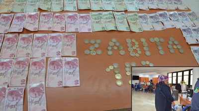 Bolu’da bir dilenci 2 saatte bin 554 lira para toplamış
