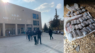 Kilis’te uyuşturucu tacirlerinin zulası patlatıldı