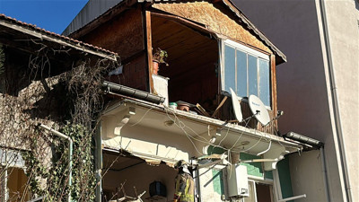 Ankara'da patlama: Ev harabeye döndü