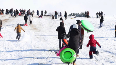 Uludağ değil Tuzla! Kayak merkezine döndü