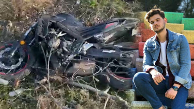 Emanet motosiklet aldı, kazada hayatını kaybetti!