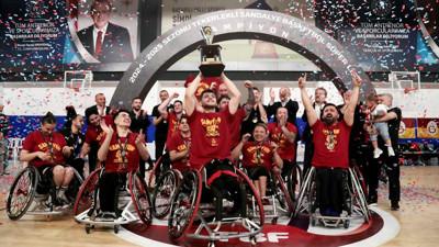 Galatasaray, Tekerlekli Sandalye Basketbol Süper Ligi şampiyonu oldu