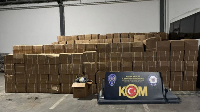 Adana'da kaçakçılık operasyonu! 3 ton 100 kilogram ele geçirildi