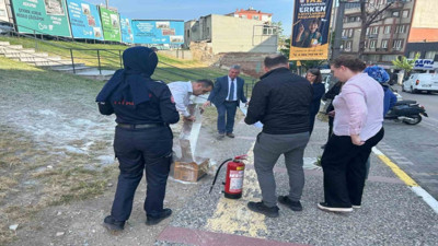Bandırma’da yangın tatbikatı