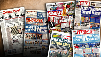 Terör örgütü PKK'nın fesih kararını gazeteler manşete nasıl taşıdı?