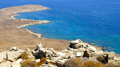 Yunanistan'ın Delos adası yok olmak üzere