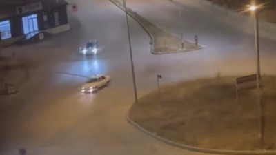 Drift atan sürücüye ceza yağdı