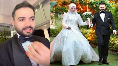 Masal gibi düğün! Sosyal Medyanın gözdesi Kadir Ezildi evlendi