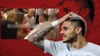 Mauro Icardi'den skandal hareket! Taraftara kafa attı: Galatasaray ayağa kalktı