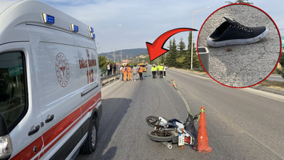 Yürek sızlatan an! Burdur’da motosiklet faciası! Ayakkabıdan tanıdı amcası!