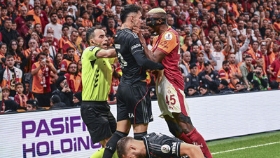 Galatasaray-Beşiktaş derbisine damga vuran kırmızı kart pozisyonları