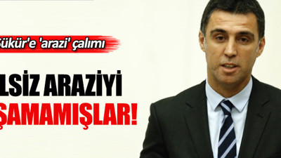 Hakan Şükür'e 'arazi' çalımı