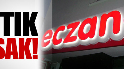 Eczanenin ismine ışıklandırma yasak