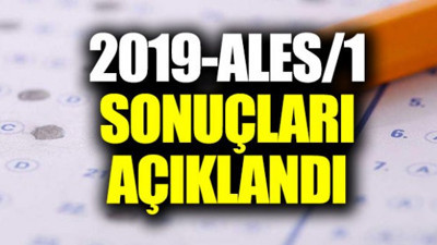 ALES 2019 sonuçları açıklandı ÖSYM Sınav sonuçları görüntüleme
