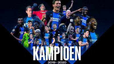 Belçika'da Club Brugge şampiyon ilan edildi!