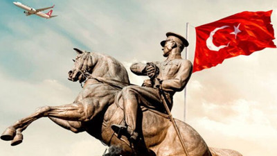 THY'nin 9 milyon sembolik yolculu 19 Mayıs özel uçuşu başladı