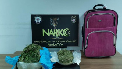 Mor bavuldan çıkanlar polisleri şaşırttı