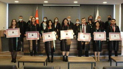 Ordu'da 7 avukat stajlarını başarı ile tamamlayarak, ruhsatnamelerini aldı