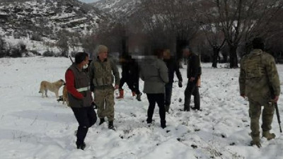 Tunceli'de domuz avcılarına havadan ceza yağdı