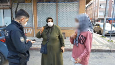 İstanbul'un göbeğinde meydana geldi. Yolda yürüyen genç kız dehşeti yaşadı