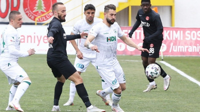 GZT Giresunspor üst üste üçüncü mağlubiyetini aldı