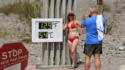 Dışarı çıkmayın uyarısı yapılıyor. 108 yılın en sıcak yazını yaşıyorlar