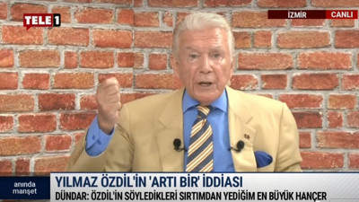 Yılmaz Özdil ve Uğur Dündar canlı yayında birbirine girdi
