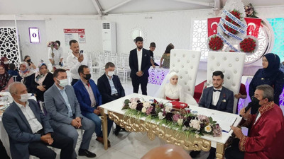 Afrin Gazisi dünya evine girdi