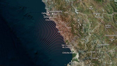 Peru'da 6,1 büyüklüğünde deprem oldu