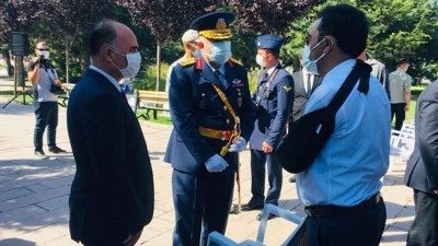 30 Ağustos töreninde Atatürk'ün adı anılmadı. İYİ Partili Başkan alanı terk etti