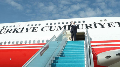 Cumhurbaşkanı Erdoğan, Azerbaycan'a gitti (26 Ekim 2021)