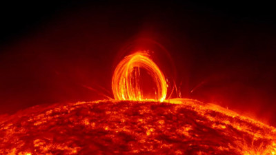 NASA, Güneş'teki dev patlamayı kayda aldı