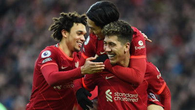 Liverpool'dan üç gollü galibiyet