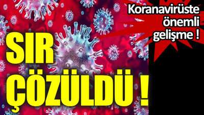 Sır çözüldü!