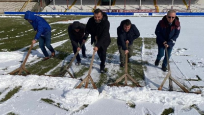 Ve yönetim sahaya indi!