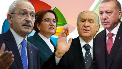Saray’da fırtınalar koparacak anket. Millet İttifakı Cumhur İttifakı'na fark attı!
