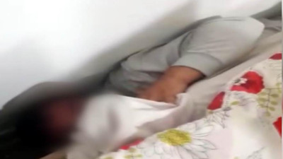 Saklanan zanlıyı polis sobeledi
