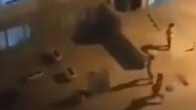 Konya'da Suriyeliler kavga edip ev taşladı