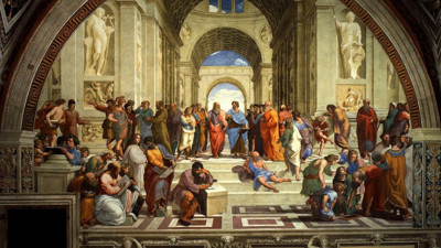 Atina Okulu Tablosu'ndaki önemli detaylar... Raffaello Sanzio aslında ne anlatmak istedi?